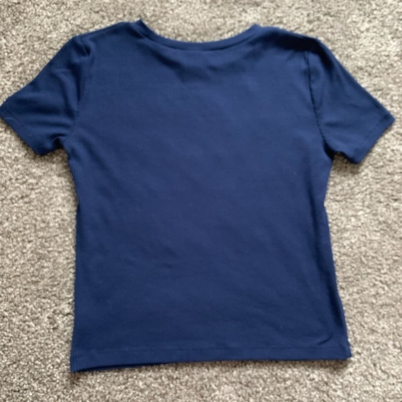 PINK Ribbed Crop Top. - Picture 4 of 4